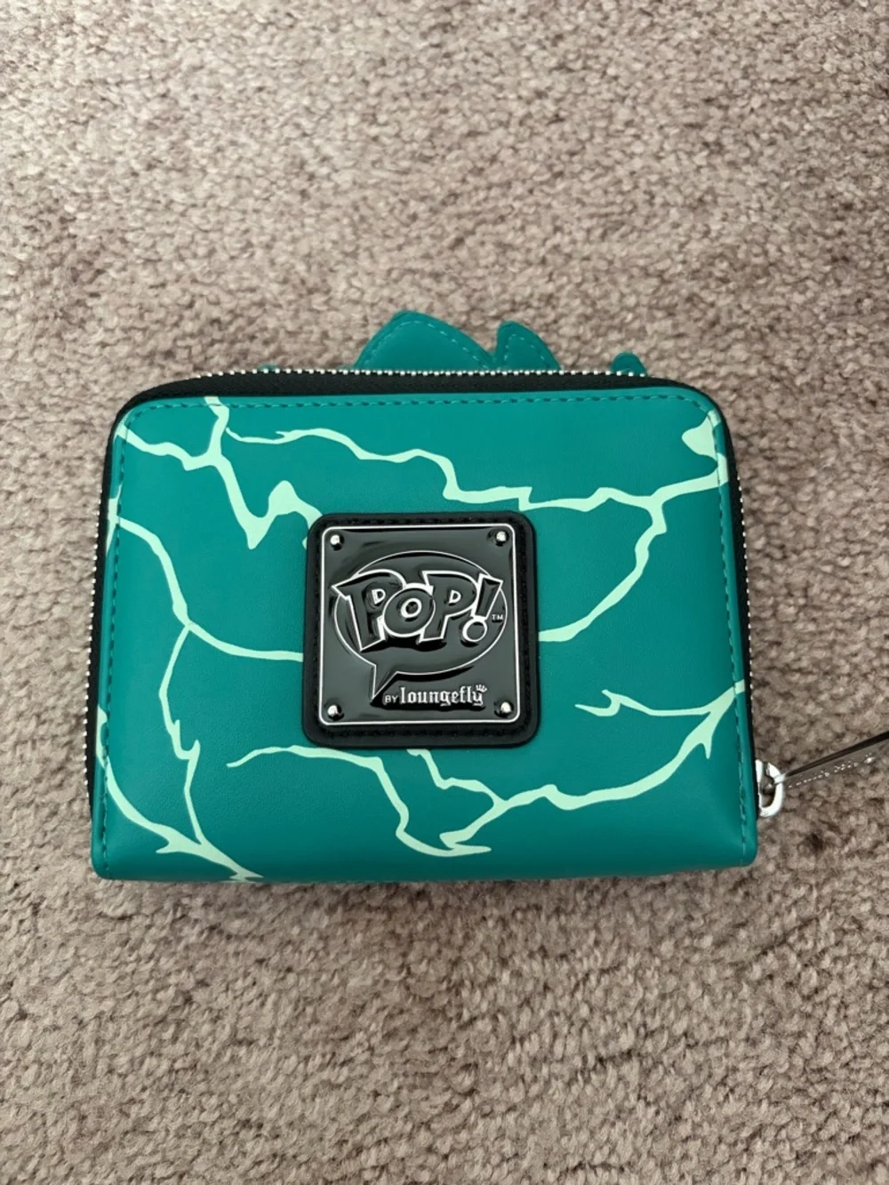 Loungefly My Hero Academia Zip Wallet with Aqua Accents